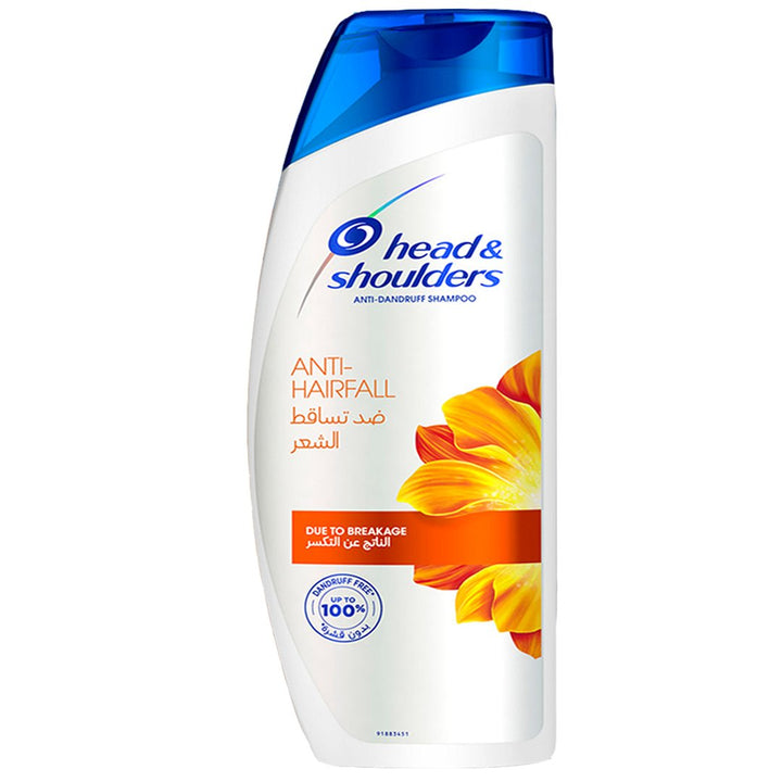 Head & Shoulders Anti-Hairfall Anti-Dandruff Shampoo, 360ml - My Vitamin Store