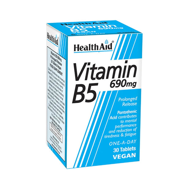 HealthAid Vitamin B5 (Calcium Pantothenate) 690mg, 30 Ct - My Vitamin Store