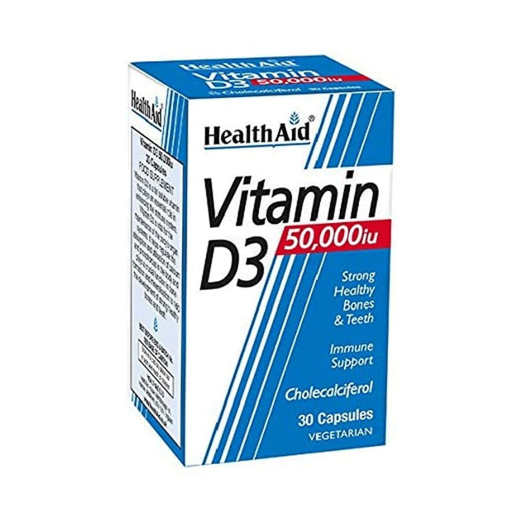 HealthAid Vitamin D3 50000 IU, 30 Ct - My Vitamin Store