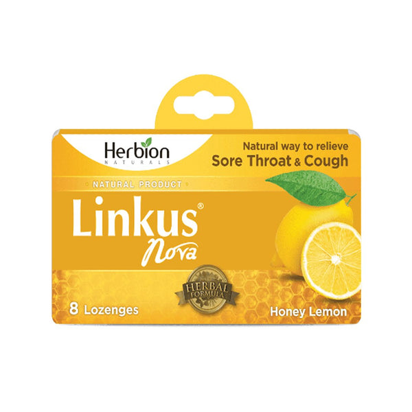 Herbion Linkus Nova Honey Lemon Lozenges, 8 Ct - My Vitamin Store