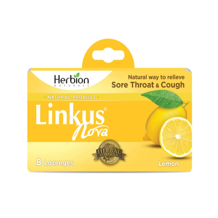 Herbion Linkus Nova Lemon Lozenges, 96 Ct - My Vitamin Store