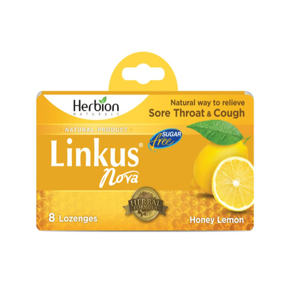 Herbion Linkus Nova Sugar Free Honey Lemon Lozenges, 96 Ct - My Vitamin Store