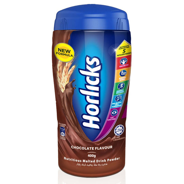 Horlicks Chocolate Flavour, 400 g - My Vitamin Store