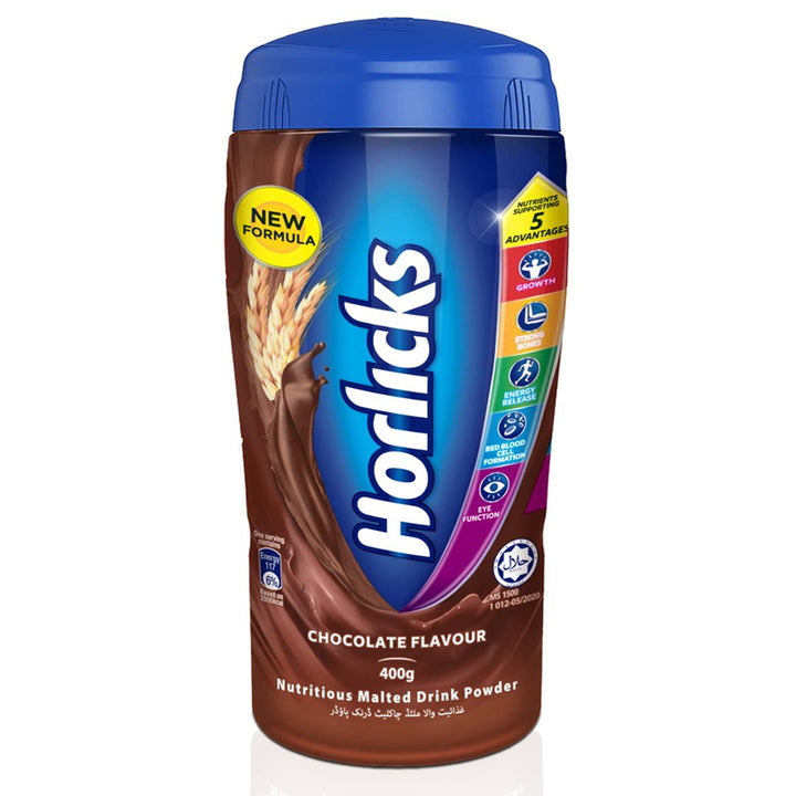 Horlicks Chocolate Flavour, 400 g - My Vitamin Store