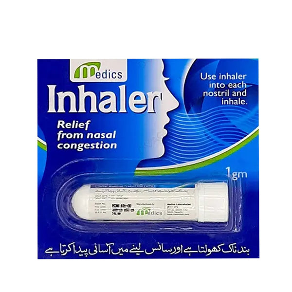 Inhaler for Nasal Congestion - Medics - My Vitamin Store