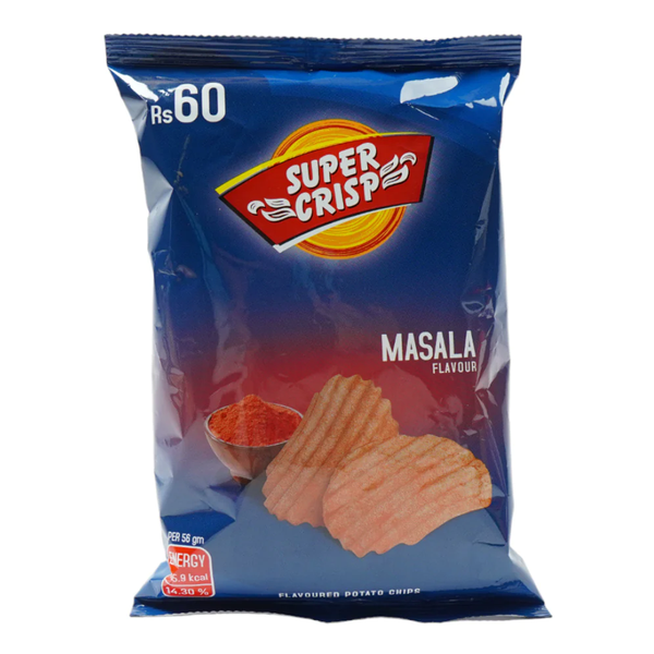 Super Crisp Chips Masala Flavour, 56g