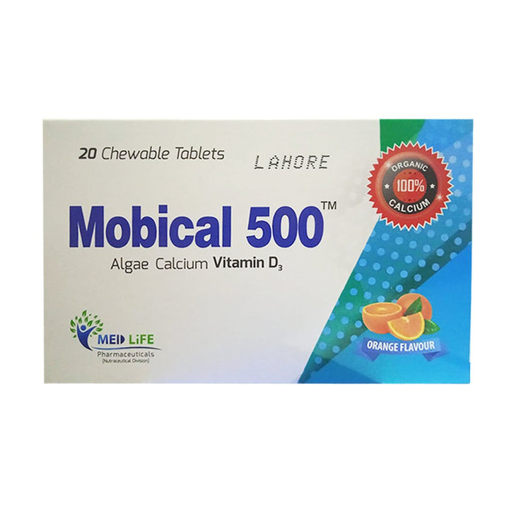 Mobical Tablets 500mg, 20 Ct - Med Life - My Vitamin Store