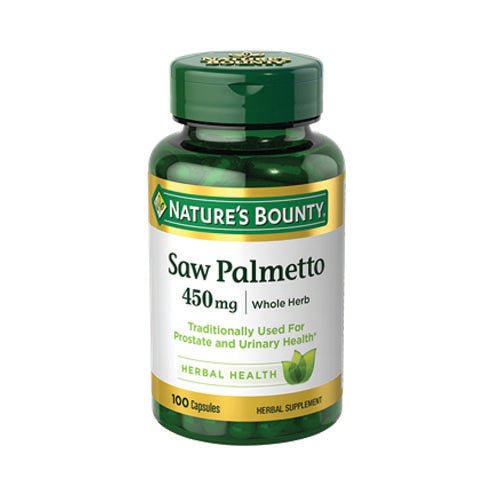 Nature's Bounty Saw Palmetto 450mg, 100 Ct - My Vitamin Store