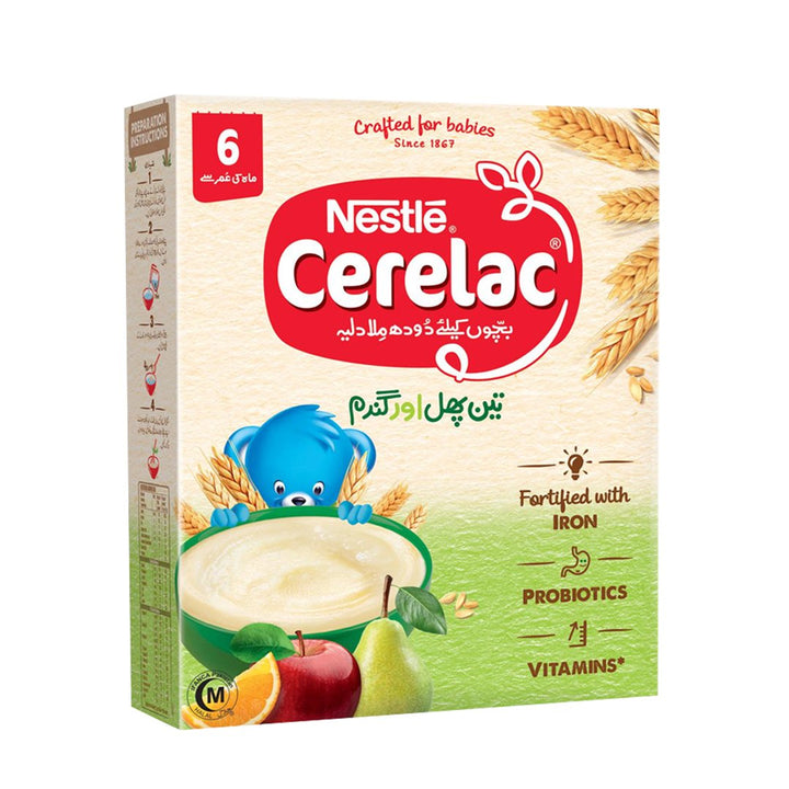 Nestle Cerelac 3 Fruits & Wheat, 175g - My Vitamin Store