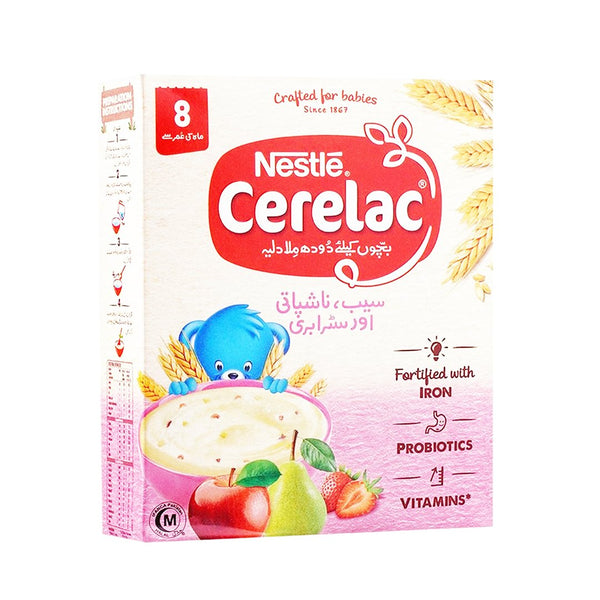 Nestle Cerelac Apple Pear and Strawberry, 175g - My Vitamin Store