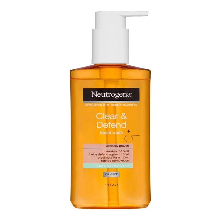 Neutrogena Clear & Defend Facial Wash, 200ml - My Vitamin Store