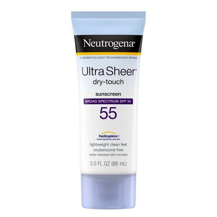 Neutrogena Ultra Sheer Dry Touch Oxybenzone Free Sunscreen Lotion SPF 55, 88ml - My Vitamin Store