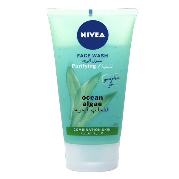 Nivea Purifying Ocean Algae Face Wash, 150ml - My Vitamin Store