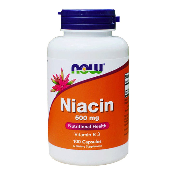 NOW Niacin 500mg, 100 Ct - My Vitamin Store