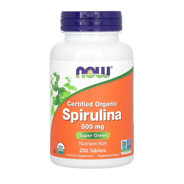 NOW Spirulina 500mg, 200 Ct - My Vitamin Store