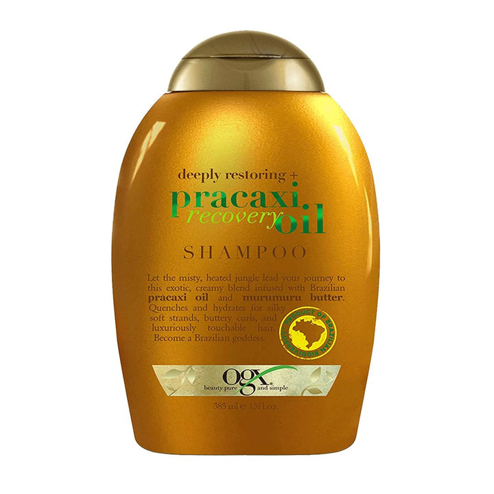 Ogx Deeply Restoring + Pracaxi Recovery Oil Shampoo, 385ml - My Vitamin Store