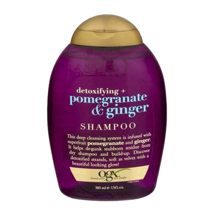 Ogx Detoxifying + Pomegranate & Ginger Shampoo, 385ml - My Vitamin Store