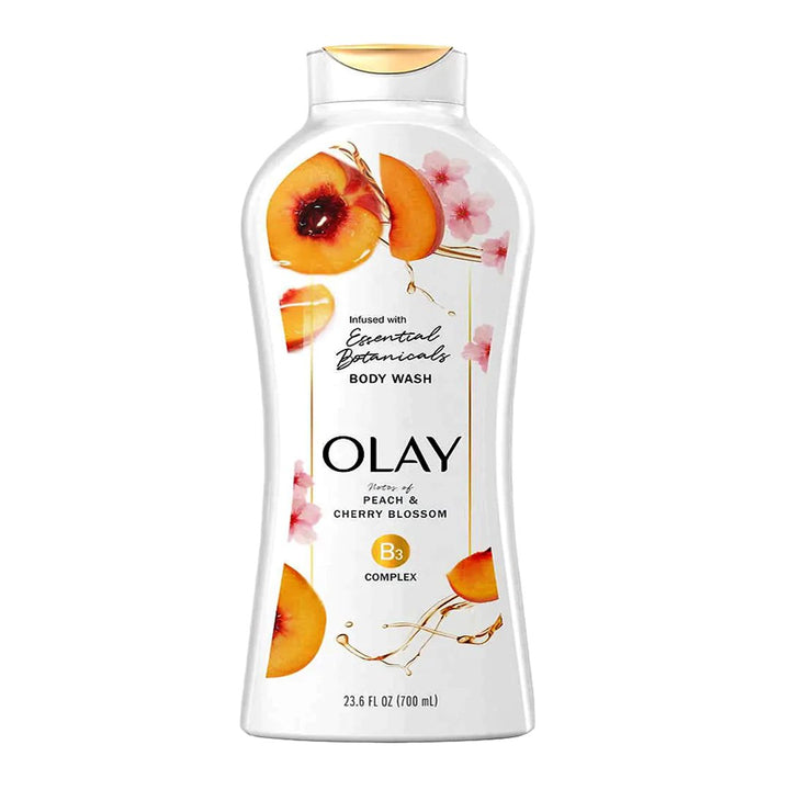 Olay Peach & Cherry Blossom Body Wash, 700ml - My Vitamin Store