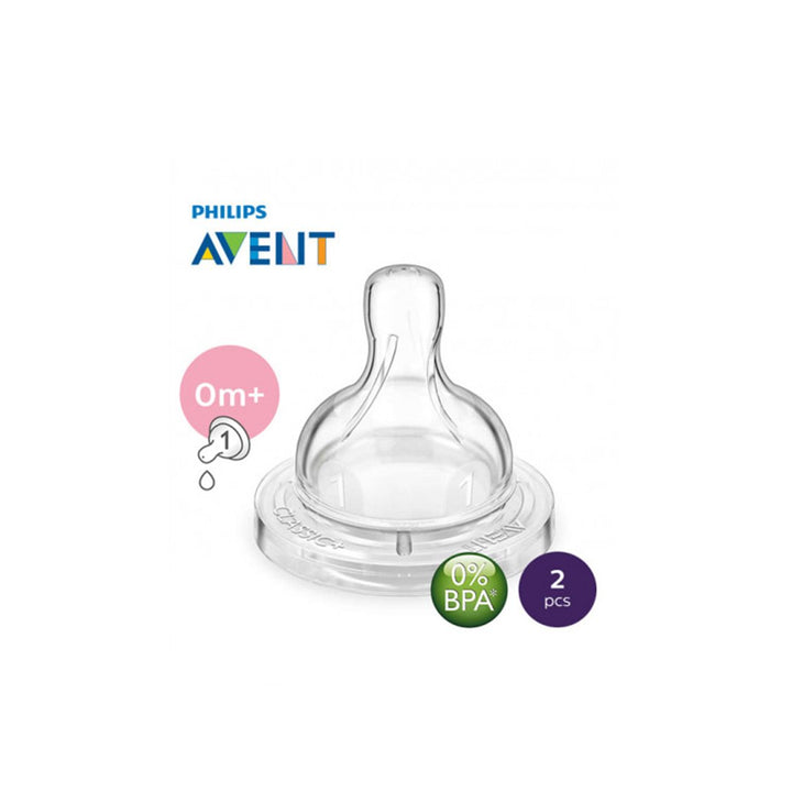 Philips Avent Natural Teats Newborn 0m+, 2 Ct - My Vitamin Store