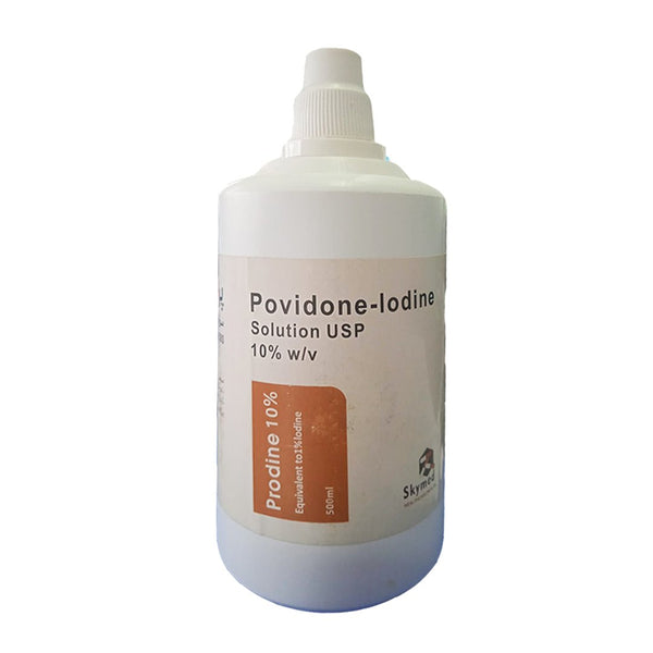 Povidone-lodine Solution, 500ml - Kohinoor - My Vitamin Store