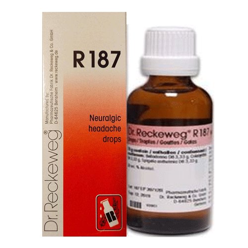 R187 Neuralgic Drops for Headache - Dr. Reckeweg - My Vitamin Store