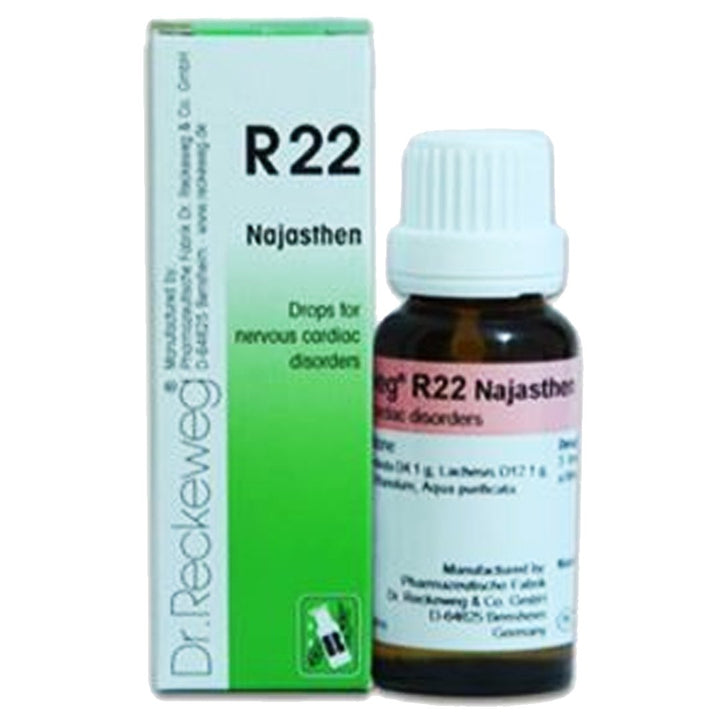 R22 Najasthen Drops For Nervous Cardiac Disorders - Dr. Reckeweg - My Vitamin Store