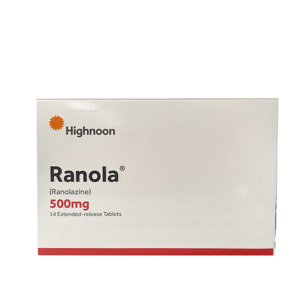 Ranola (Ranolazine) Tablets 500mg, 14 Ct - Highnoon