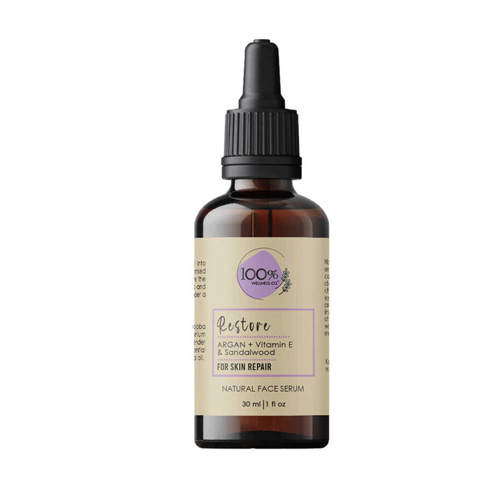 Restore Face Serum - 100% Wellness Co - My Vitamin Store