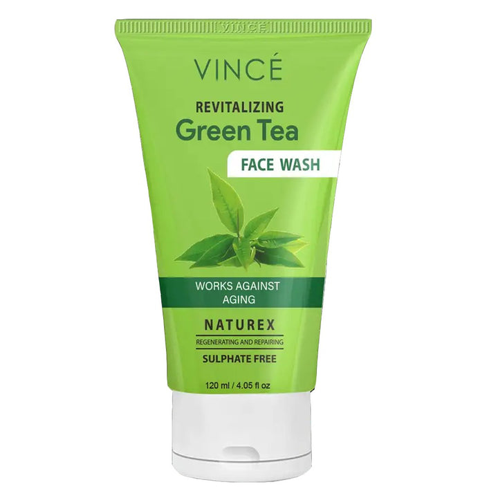 Revitalizing Green Tea Face Wash - Vince - My Vitamin Store