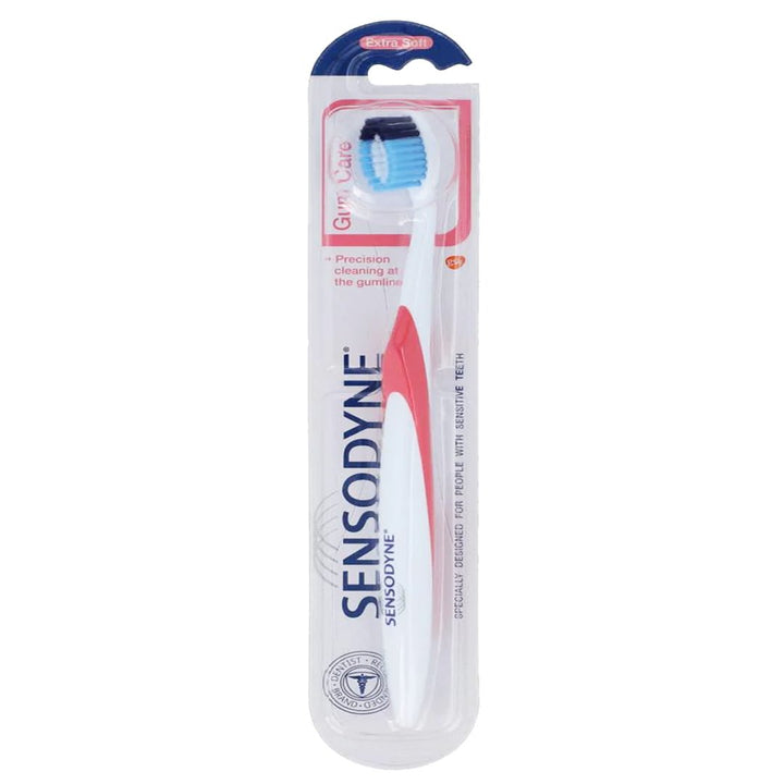 Sensodyne Gum Care Extra Soft Toothbrush (Red), 1 Ct - My Vitamin Store