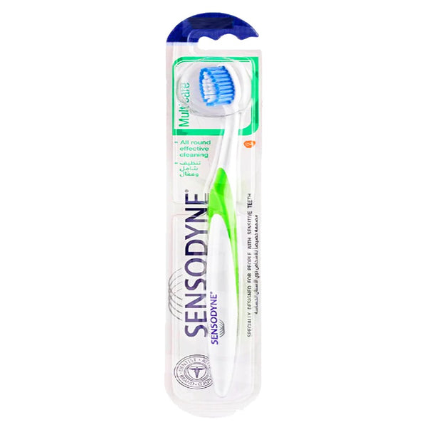 Sensodyne Multicare Medium Toothbrush (Light Green), 1 Ct - My Vitamin Store