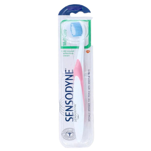 Sensodyne Multicare Medium Toothbrush (Pink), 1 Ct - My Vitamin Store