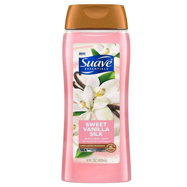 Suave Essentials Sweet Vanilla Silk Gentle Body Wash, 532ml - My Vitamin Store