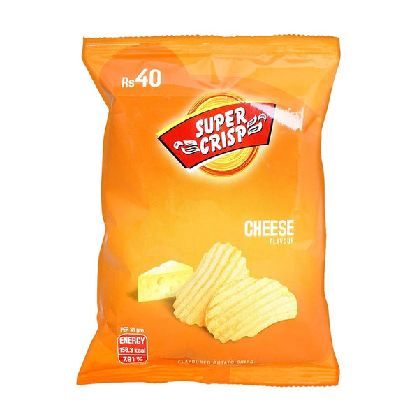 Super Crisp Chips Cheese Flavour, 27g - My Vitamin Store