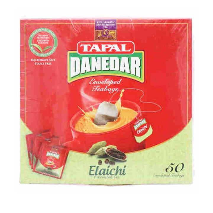 Tapal Danedar Elaichi Double Chamber Teabags, 50 Ct - My Vitamin Store