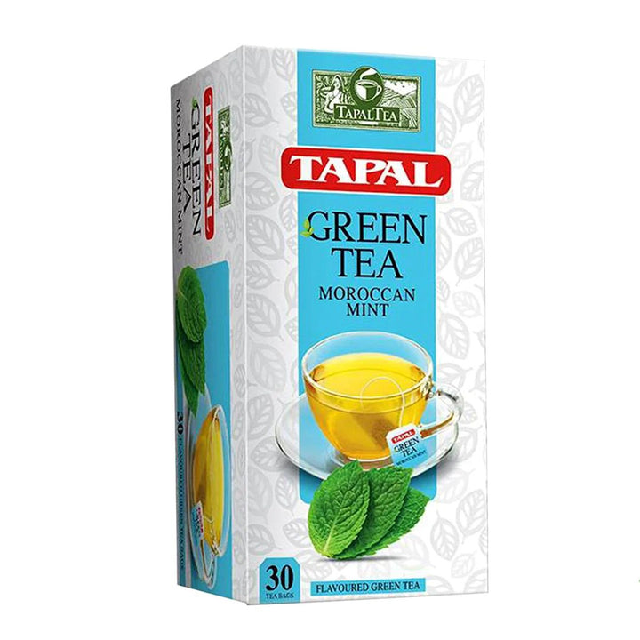 Tapal Green Tea Moroccan Mint Tea Bags, 30 Ct - My Vitamin Store