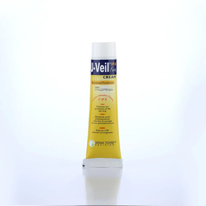 U-Veil Forte Sun Screen Cream SPF 60, 30g - Derma Techno - My Vitamin Store