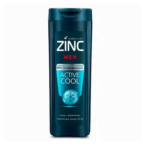 Zinc Men Active Cool Shampoo, 340 ml - My Vitamin Store