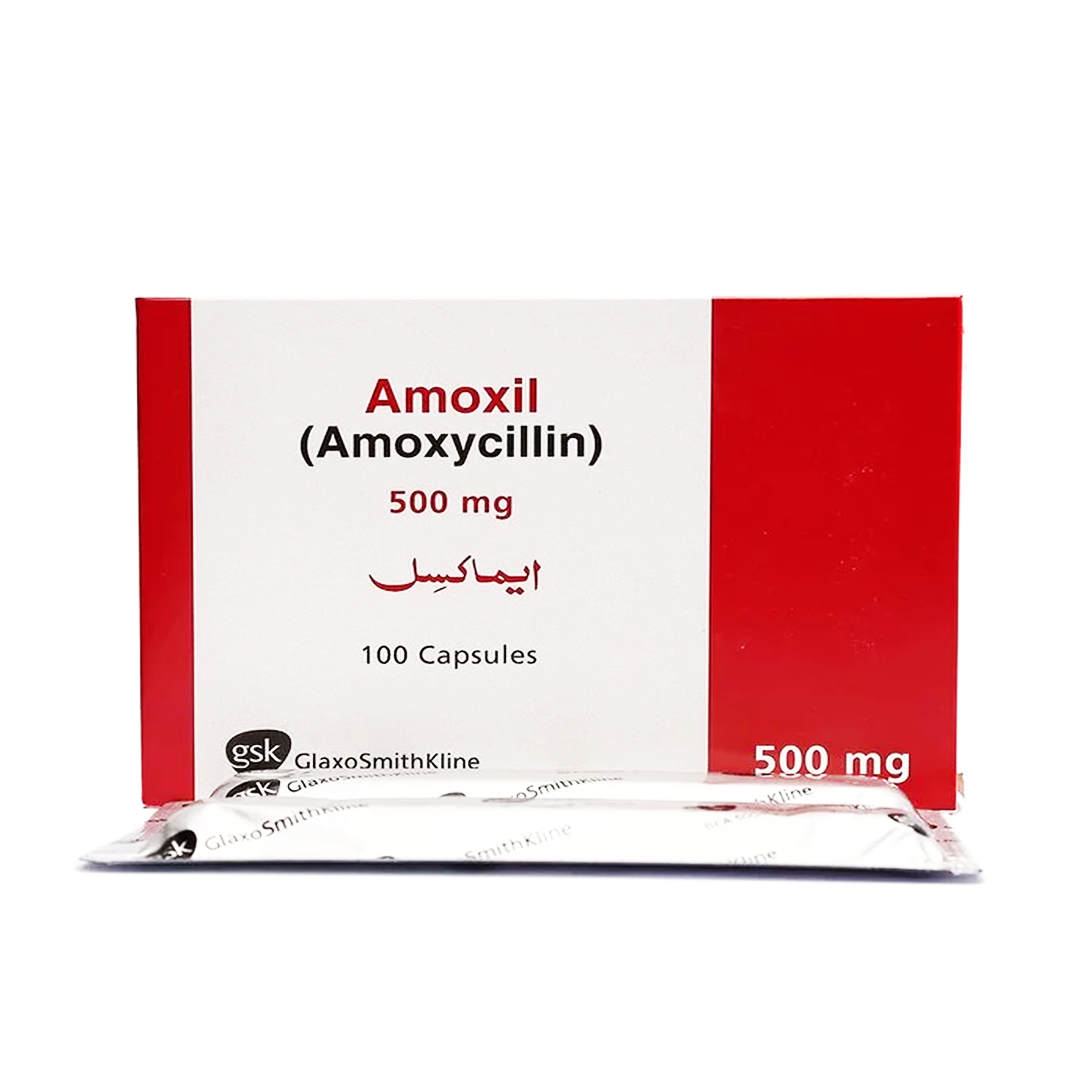 Buy GSK Amoxil 500mg, 100 Ct online in Pakistan| My Vitamin Store