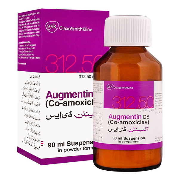 Augmentin DS 312.50mg, 90ml - GSK