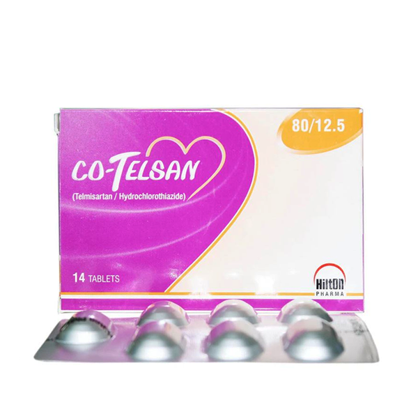 Co-Telsan Tablets 80/12.5mg, 14 Ct - Hilton