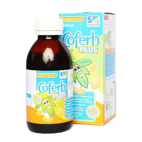 Coferb Plus Syrup Sugar Free, 120ml - Hilton