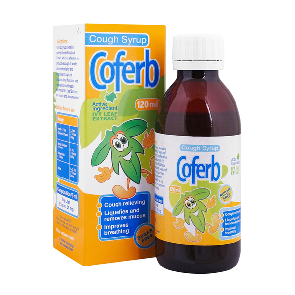 Coferb Syrup Sugar Free, 120ml - Hilton