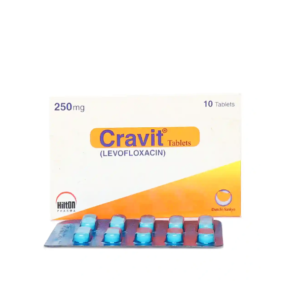 Cravit Tablets 250mg, 10 Ct - Hilton