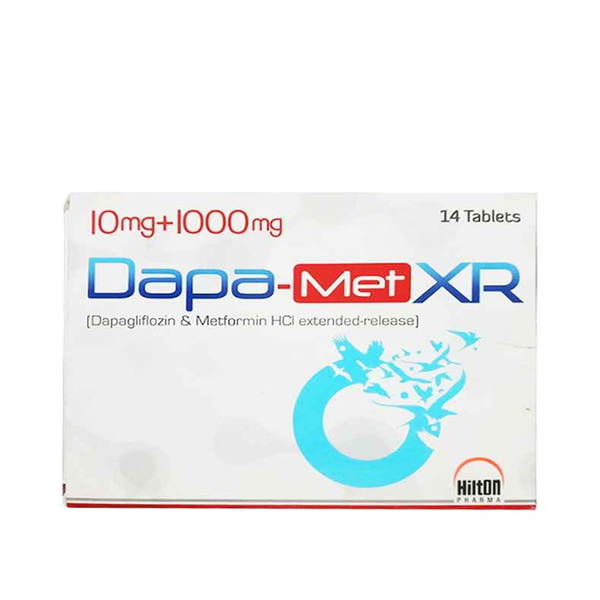 Dapa-Met XR Tablets 10mg/1000mg, 14 Ct - Hilton