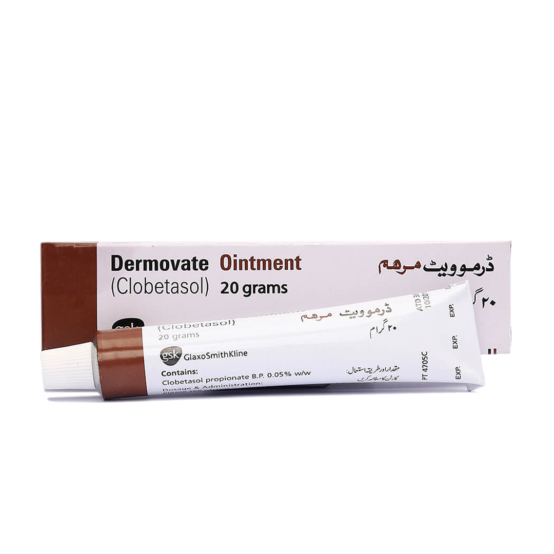 Buy GSK Dermovate Ointment, 20g, online in Pakistan | My Vitamin Store ...