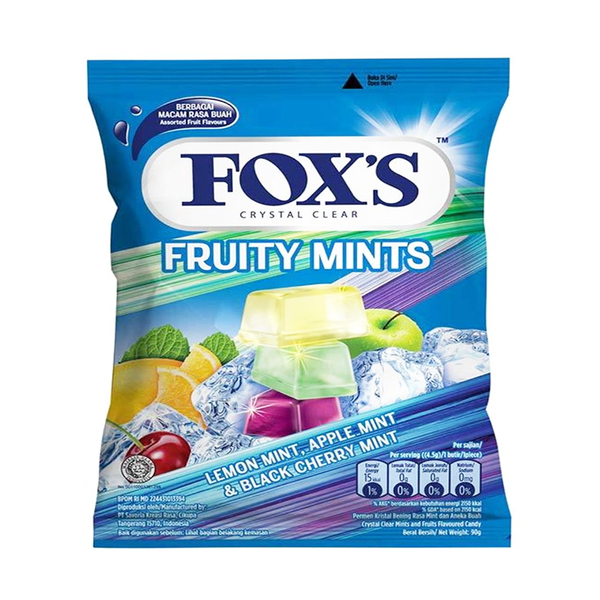 Fox's Crystal Clear Fruity Mints, 90 g