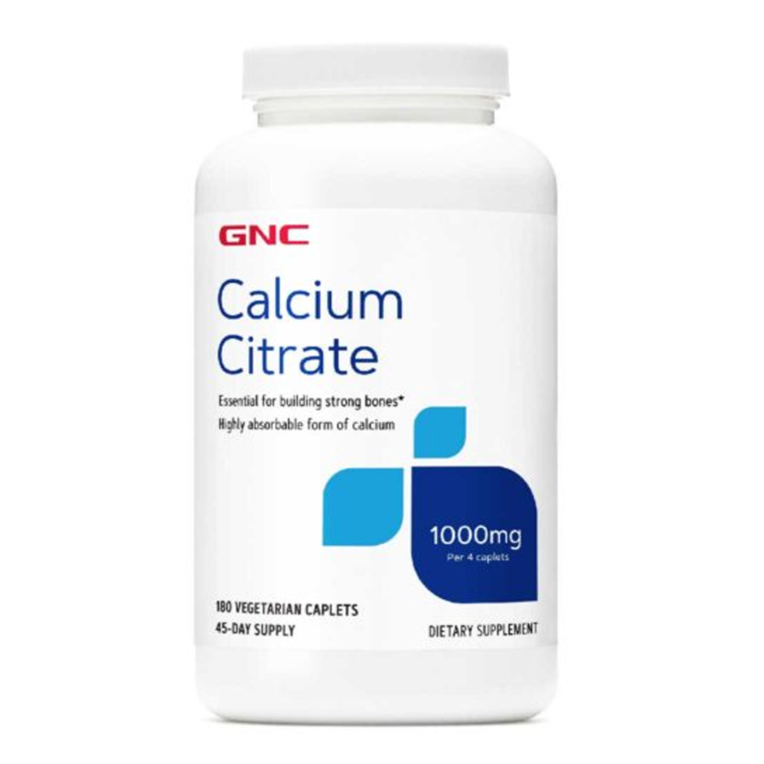 Buy GNC Calcium Citrate 1000mg, 180 Ct online in Pakistan | My Vitamin ...