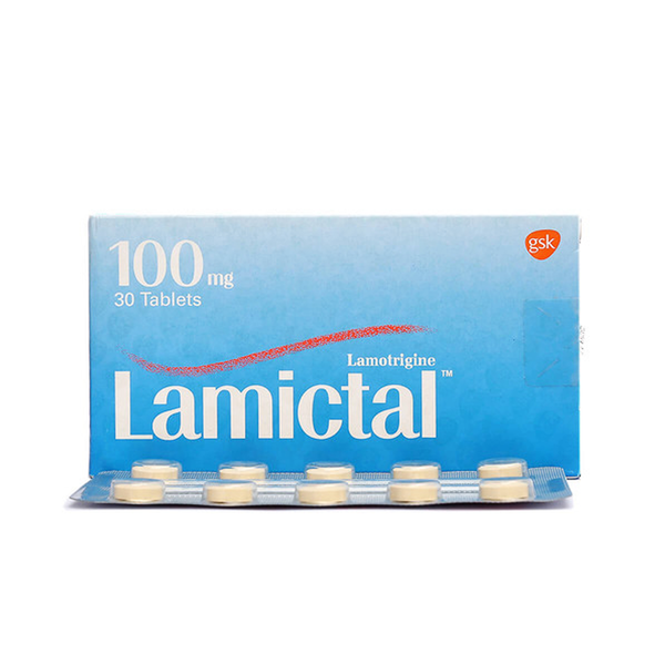 Lamictal Tablet 100mg, 30 Ct - GSK