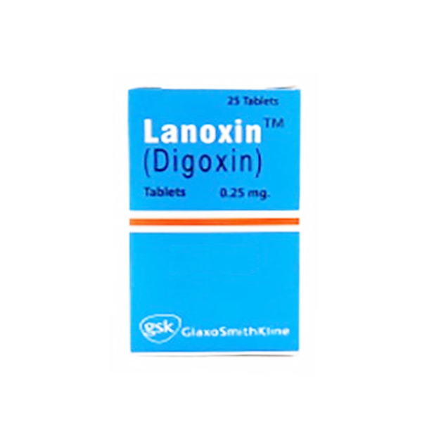 Lanoxin Tablets 0.25mg, 25 Ct - GSK